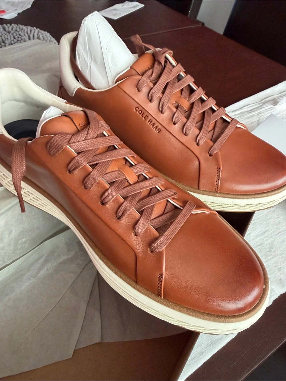 Cole Haan smooth chestnut